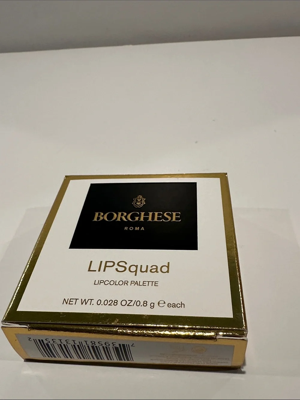 New in Box BORGHESE Roma Lipsquad Lipcolor Palette w/ 4 Creamy Buildable Shades.